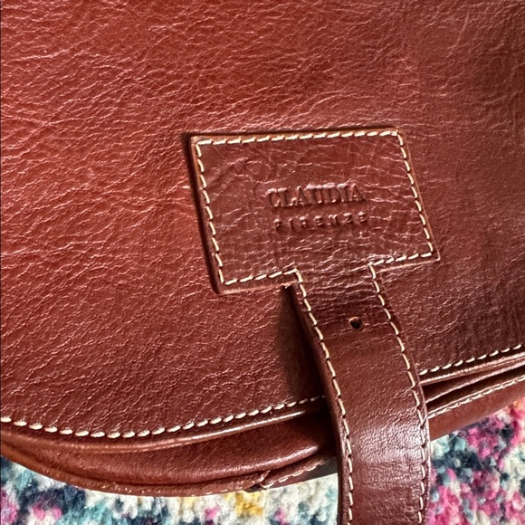 Brown Leather Crossbody - Picture 11 of 12